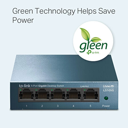 Tp-lınk Ls105g 5port 10/100/1000 Yönetilemez Swıtch