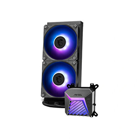 Msı Mag CorelıQuıd A15 240 Siyah Argb Cpu Sıvı Soğutucusu (lga 1851/1700/am4/am5 Uyumlu)