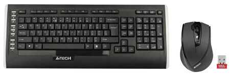 A4 Tech 9300f V-track 2.4ghz Mm Kablosuz Q Klv Set