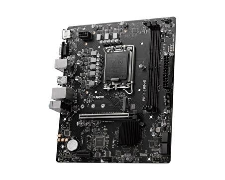 Msı Pro H610m-e Ddr5 5600mhz(oc) Hdmı Vga M.2 Matx 1700p