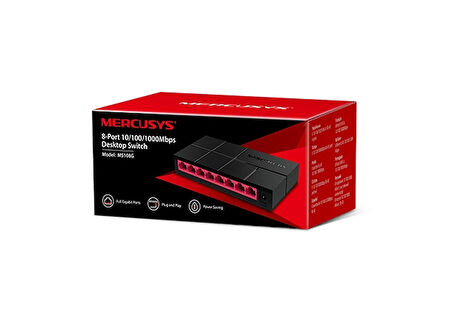 Tp-lınk Mercusys Ms108g 8port 10/100/1000 Yönetilemez Swıtch