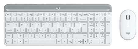 Logıtech Mk470 Kablosuz Klavye & Mouse Seti Beyaz 920-009436