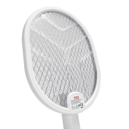 Asonıc As-a26, Beyaz, 3000v, Raket Tipi, Uv Mor Işıklı, 1200mah, Bataryalı, Şarj Edilebilir, Katlanabilir, Sinek Öldürücü
