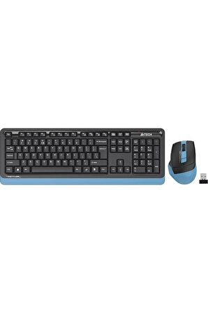 A4 Tech Fg1035 Kablosuz Q Klavye-mouse Mavi Set