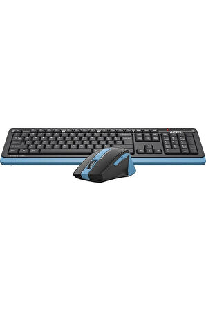 A4 Tech Fg1035 Kablosuz Q Klavye-mouse Mavi Set