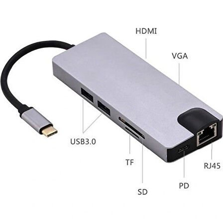 Daytona Fc09 8'li Usb3.1 Tip-c=>usb3.1 Tip-c