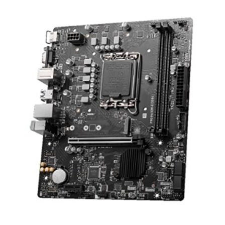 Msı Pro H610m-e Ddr4 3200mhz 1xvga 1xhdmı 1xm.2 Usb 3.2 Matx 1700p (12. / 13. Ve 14. Nesil İşlemci Uyumlu)