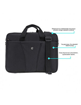 Plm Yf15 15,6" Notebook Siyah Çanta