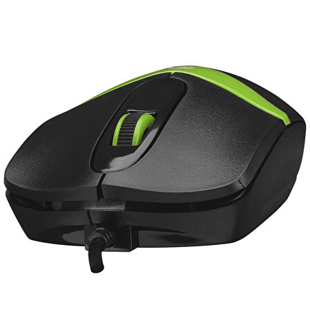 Everest Sm-220 Usb Optik 3d Siyah-yeşil Mouse