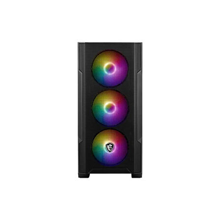 Msı Mag Forge M100a Akrilik Yan Panel 3x120mm 1x120mm Argb Fan Psu Yok Matx Gamıng Kasa