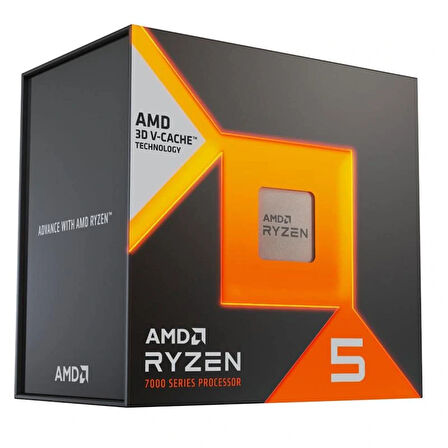 Amd Ryzen 5 7500x3d 4.5ghz 102mb 65w Am5 Fansız