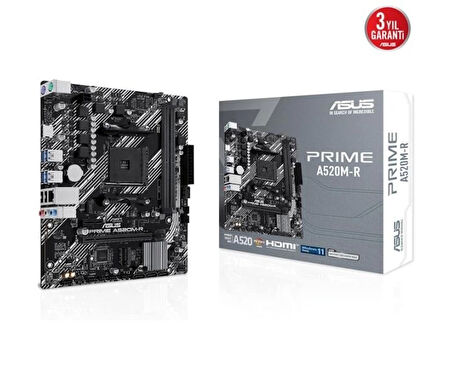 Asus Prıme A520m-r Ddr4 5100mhz Matx Am4