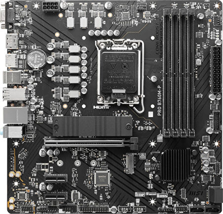 Msı Pro B760m-p Ddr5 6800mhz(oc) M.2 Hdmı Matx 1700p