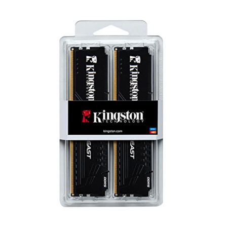 16 Gb (2x8gb) Ddr5 5600mhz Kıngston Beast Black Cl36 Dt Kf556c36bbek2/16tr