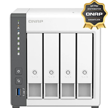 Qnap Ts-433-4g 4 Yuvalı 4gb Depolama Ünitesi (resmi Distribütör Garantili)