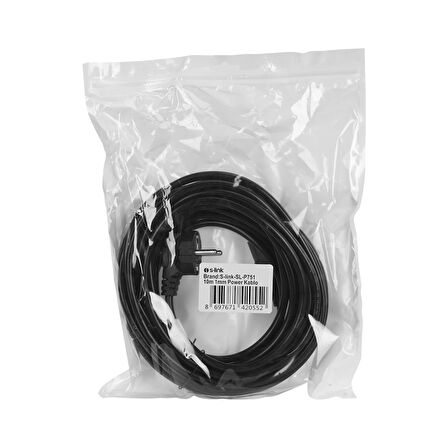 S-lınk Sl-p751, Power Kablosu, 1mm, 10mt