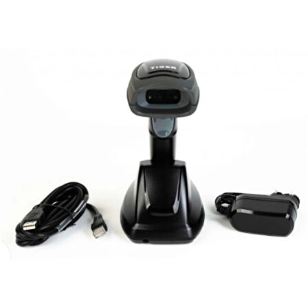 Perkon Tıger Cs92 2d Imager / Karekod Kablosuz Usb Barkod Okuyucu + Stand