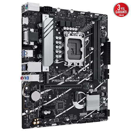 Asus Prıme B760m-k D5 Ddr5 8000mhz(oc) Rgb M.2 Matx 1700p