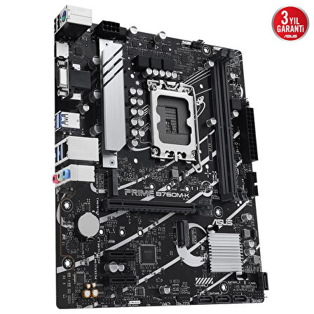 Asus Prıme B760m-k D5 Ddr5 8000mhz(oc) Rgb M.2 Matx 1700p