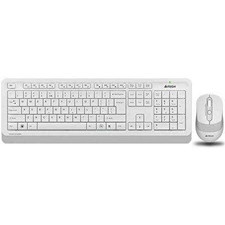 A4 Tech Fg1010 Beyaz Q Mm 2.4g Kablosuz Klavye Mouse Set