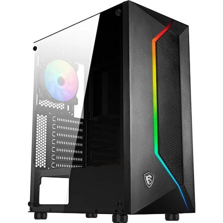 Msı Mag Vampırıc 100r Temperli Cam 1 X A-rgb Fan 1 X 120mm Fan Atx Gamıng Bilgisayar Kasası