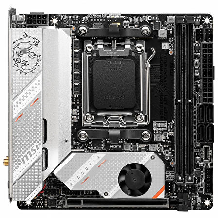 Msı Mpg B650ı Edge Wıfı Ddr5 Hdmı M.2 Usb 3.2 Lan Wifi Mıtx Am5