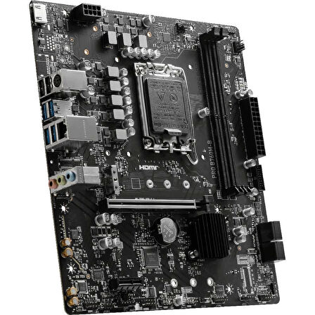 Msı Pro B760m-b Ddr4 4800(oc) Pcı-e M.2 Usb3.2 Hdmı Matx