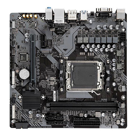 Gıgabyte B650m S2h Ddr5 6400mhz 1xvga 1xhdmı 1xdp 1xm.2 Usb 3.2 Matx Am5 (amd Am5 9000/8000/7000 Serileri İle Uyumlu)