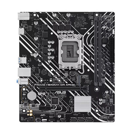 Asus Prime H610m-k Argb Ddr4 1700p Hdmi M2