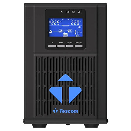 Tescom Neolıne 1kva 1f/1f (2x9ah) 4/8dk Lcd Onlıne Ups