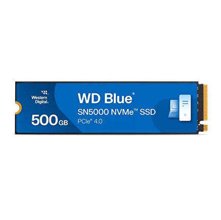 500gb Wd Blue Sn5000 5000/4000mb/s M.2 Nvme Wds500g4b0e Ssd