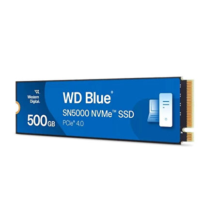 500gb Wd Blue Sn5000 5000/4000mb/s M.2 Nvme Wds500g4b0e Ssd