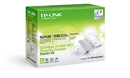 Tp-lınk Tl-wpa4220 Kıt 300mbps Av600 Prız Tipi Powerlıne Genısletıcı