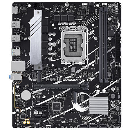 Asus Prıme B760m-r D4 Intel B760 Soket 1700 Ddr4