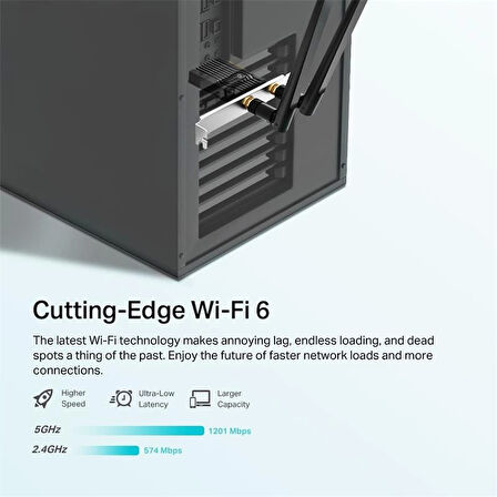 Tp-lınk Archer Tx20e Ax1800 Wı-fı 6 Bluetooth 5.2 Pcıe Adaptor