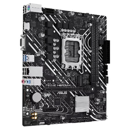Asus Prıme H610m-k Ddr5 5600mhz 1xvga 1xhdmı 1xm.2 Usb 3.2 Matx 1700p (12. / 13. Ve 14. Nesil İşlemci Uyumlu)