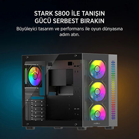 James Donkey Stark S800 4x Argb Gamıng Kasa 650w