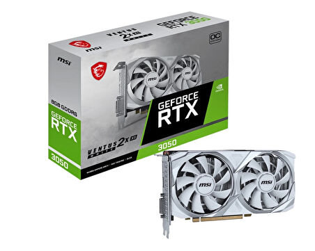 Msı Geforce Rtx 3050 Ventus 2x Xs Whıte 8g Oc Gd6