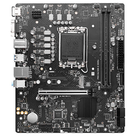 Msı Pro H610m-e Ddr4 3200mhz M.2 Matx 1700p