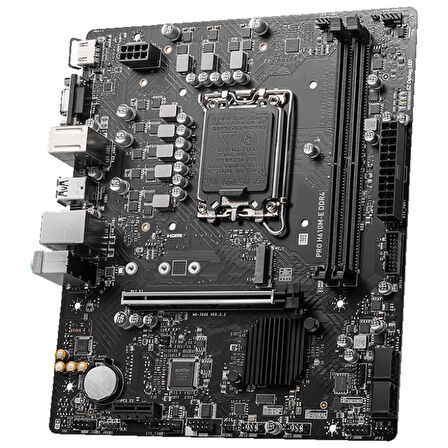 Msı Pro H610m-e Ddr4 3200mhz M.2 Matx 1700p