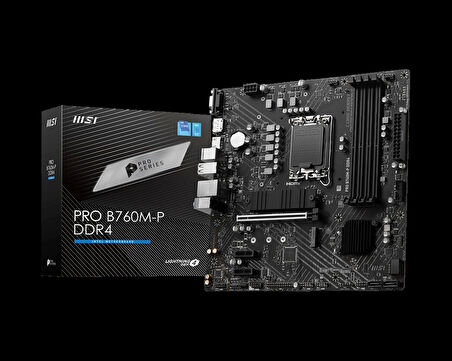 Msı Pro B760m-p Ddr4 4800(oc) Ddr4 Hdmı Dp M.2 Atx 1700p
