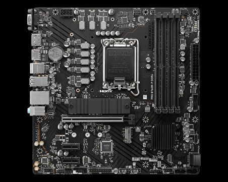 Msı Pro B760m-p Ddr4 4800(oc) Ddr4 Hdmı Dp M.2 Atx 1700p