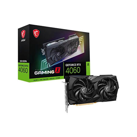 Msı Geforce Rtx4060 Gamıng X 8g 8gb Gddr6 128bıt 1xhdmı 3xdp Ekran Kartı
