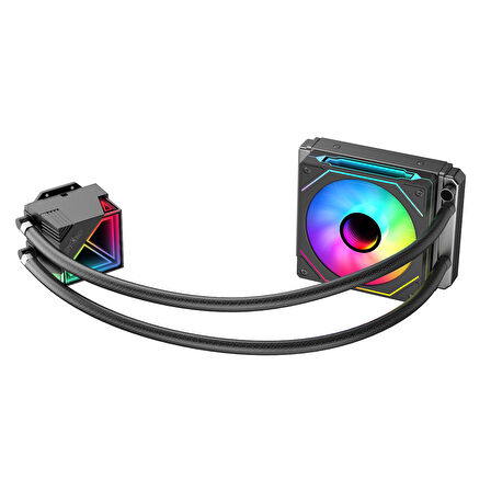 James Donkey Lugis Jdc120 Argb 120mm Sıvı İşlemci Soğutucu Am5 Ve Lga1700 Uyumlu