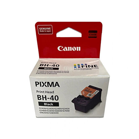 Canon Bh-40 Siyah Print Head Baskı Kafası