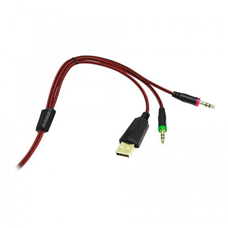 Gamemax Fhp-g1425r Usb+3.5mm Oyuncu Kulaklık