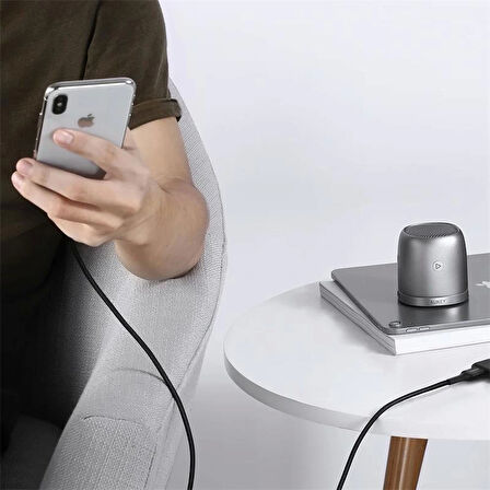 Aukey Cb-bal7-bk Naylon Örgülü Usb-a Lıghtnıng Kablosu 0.9mt