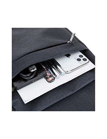 Plm Seitek Notebook Sırt Çantası Koyu Gri 15.6"