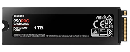 1tb Samsung 990 Pro Soğutuculu M.2 Nvme 7450/6900mb/s Mz-v9p1t0cw (resmi Distribütör Garantili)