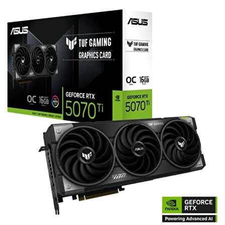 Asus Geforce Tuf-rtx5070tı-o16g-gamıng 16gb Gddr7 256bıt 2xhdmı 3xdp Ekran Kartı